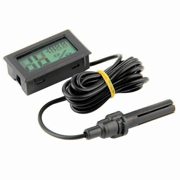 Mini Digital LCD Termometer Hygrometer Temperaturmätare Luftfuktighet Inomhus Ny
