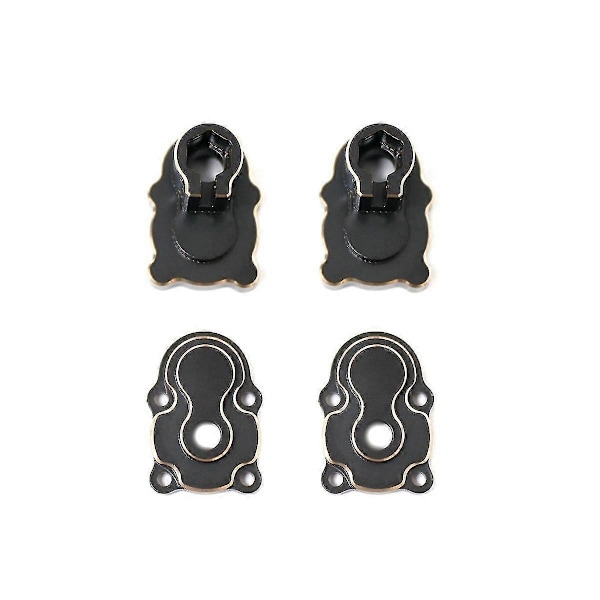 Messinkiset taka-akselin portaalikotelon vastapainot Fcx24 1/24 Rc Crawler -auton päivitysosille ja -tarvikkeille