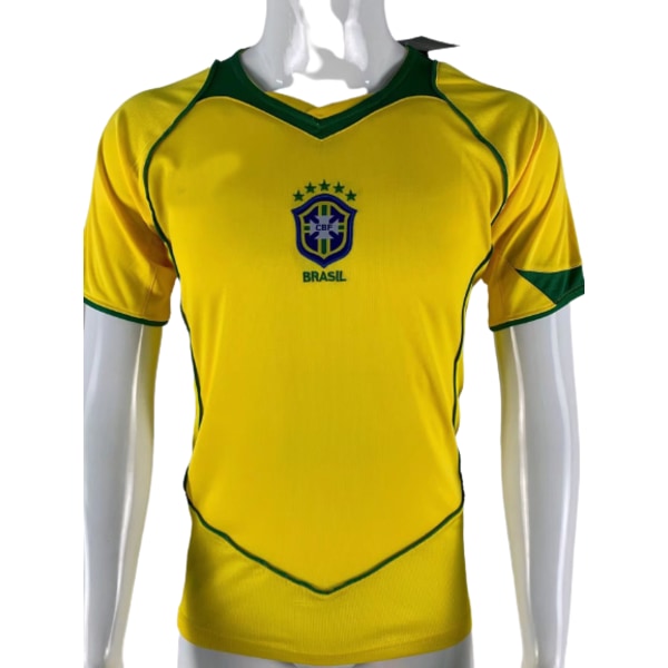 04-05 Brasilien träningsdräkt i träningsdräkt i hemmet kortärmad T-shirt i tröja Rooney NO.10 S