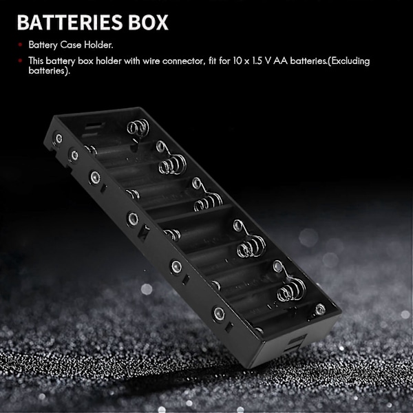 S Batterier H Boks For 10 X 1.5v Aa