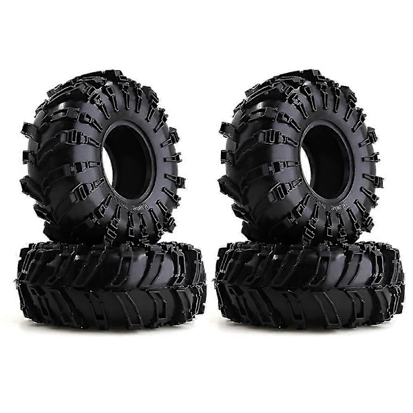 4kpl 140mm 2.2 Kumirenkaat Pyöränrenkaat 1/10 Rc Crawler -auto Axial Wraith Scx10 Capra Traxxas Tr