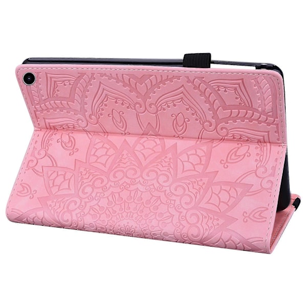For /fire Hd 10plus Gen 11 (2021 Edition) Kuvioitu PU-nahkakansi (pinkki)