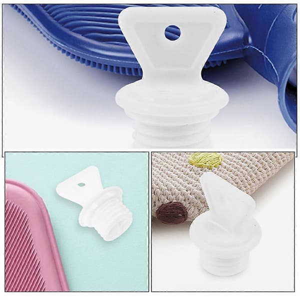2 st Ersättningsproppar för Vattenflaskor Plast Vattenpåsar Tätningslock Läcksäkra Vattenflaskproppar Plastproppar för Vattenpåsar