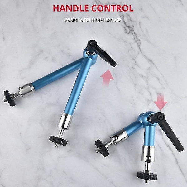 Yelangu 7 Tum Magic Arm Ledad Arm Rig Huvud För Montering av Monitor Videolampa DSLR Kamera