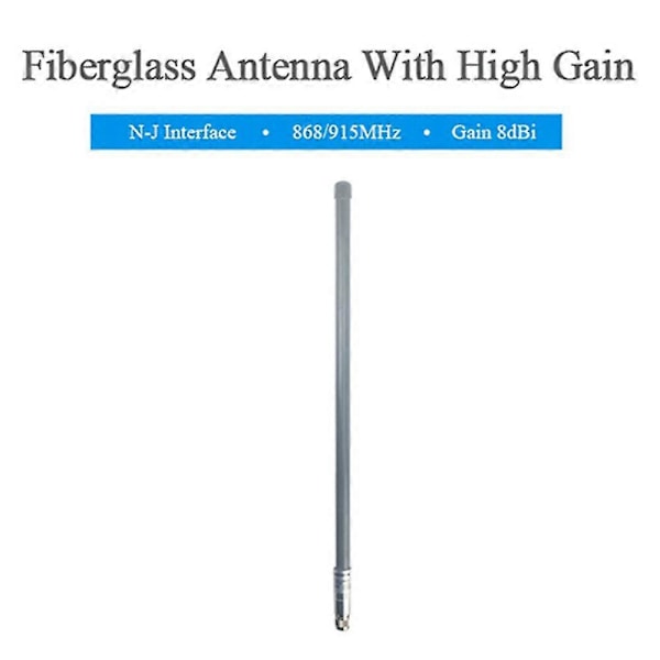 Utendørs Lora Helium Miner Wifi Antenne 868mhz N-j Kontakt Høy Gain 8dbi Vanntett For Lorawan R