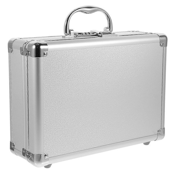 Verktygslåda Metall Portfölj Verktygsväska Lösenord Kamera Verktyg Bärande Organizer med Handtag