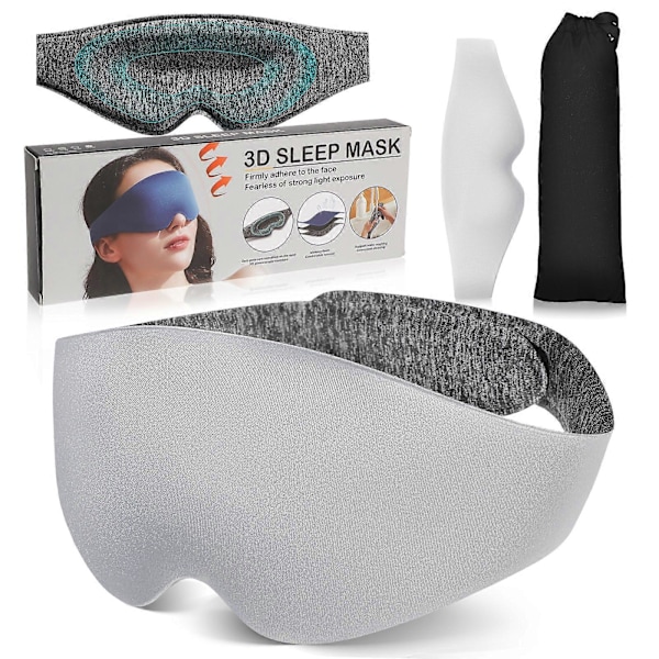 Sovmask Ögonmask Elastiska Ögonbindlar Ögonskuggor för Vuxna