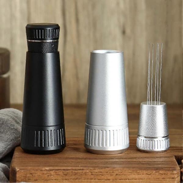 Espresso Kaffeomrører Kaffetamper Nåle Espresso Tamper Kaffedispenser Pulverudjævner Til