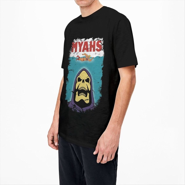 Masters Of The Universe Skeletor He-man Myahs Skjorta Tillbehör för män Kvinnor Bomull Mode T-shirts O Neck T-shirts Black XL