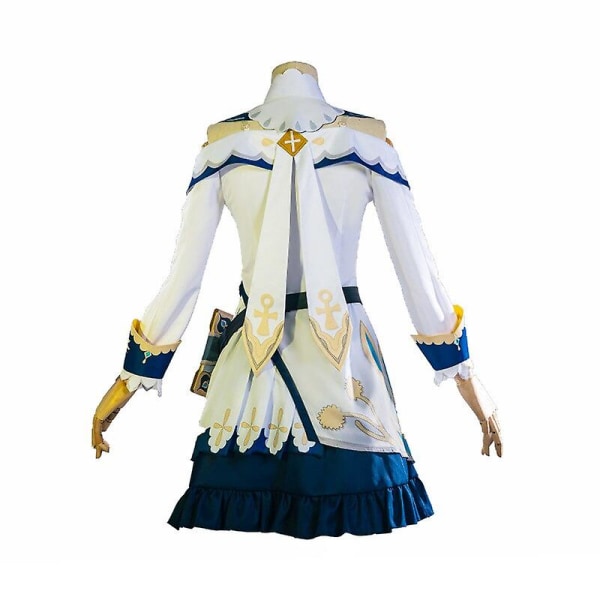 Genshin Impact Barbara Cosplay Kostym Uniform Peruk Anime Halloween kostymer för kvinnor spel XL