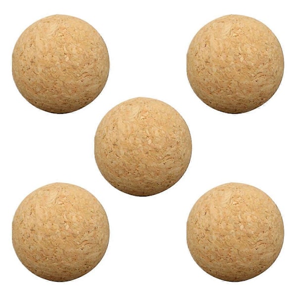 5 stk. Bordfodbold Korkbolde Bordfodboldbold Bordfodboldtilbehør