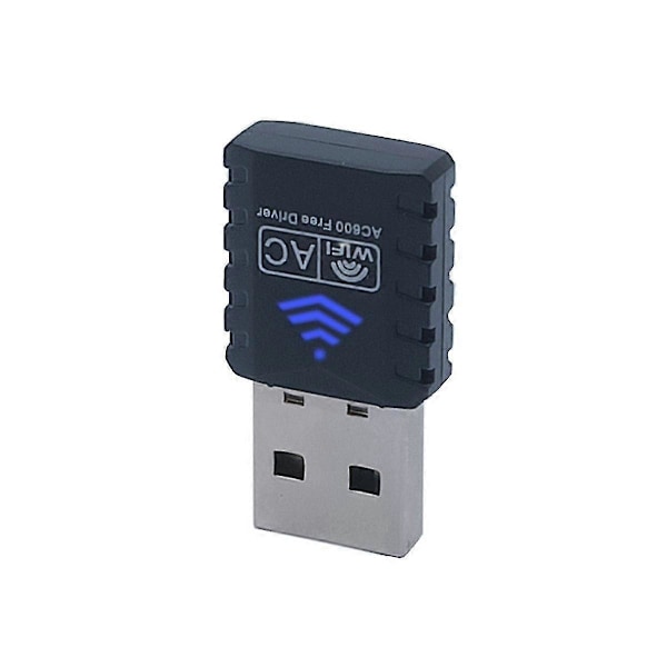 11ac 600mbps Wifi Nettverksadapter Dual Band 2.4ghz+5ghz Gratis Driver Rtl8811cu Chip Mini Usb Trådløs