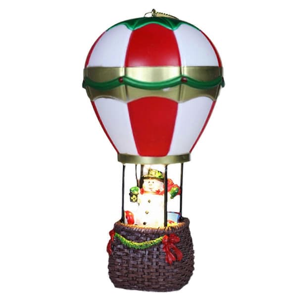 Lysende Julepynt Resin Hus Dekoration B