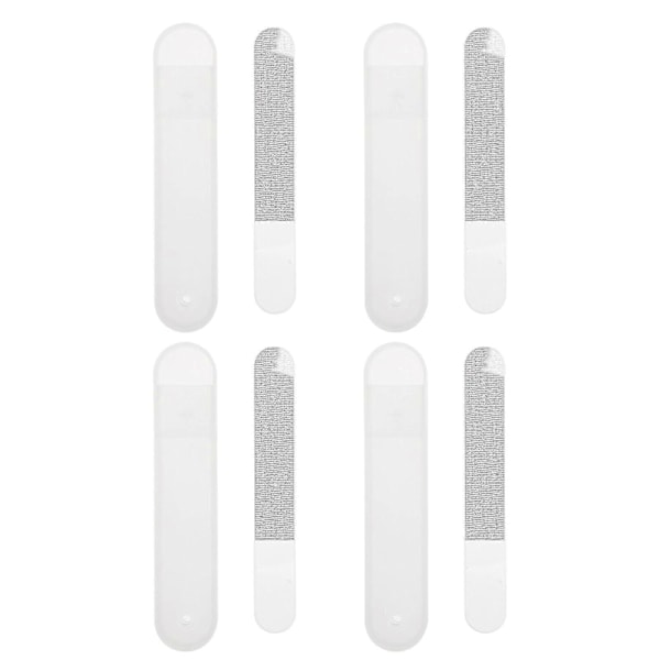 4 Set Nagelfilar Nano Glas Sandpapper Nagelfilar Manikyr Poleringsfilar