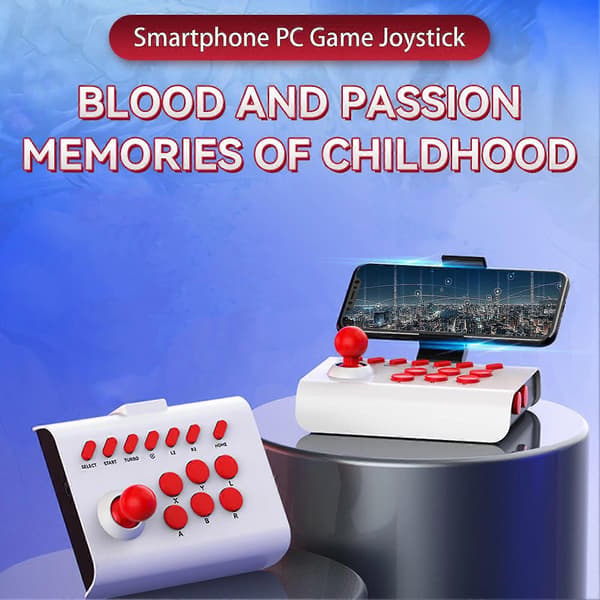 Spilcontroller Plug And Play Sensitiv Mobiltelefon Joystick Tablet Fighting Rocker Spilkomponent