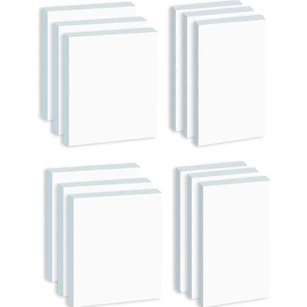 12-pack 600 ark Transparenta Sticky Notes, Klara Sticky Notes - Stick för Annotering