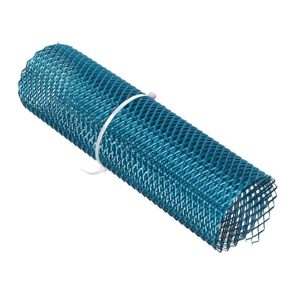Bil Front Senter Grill Rombeformet Mesh Stabil Struktur Aluminium Universal Passform for Biler Blå