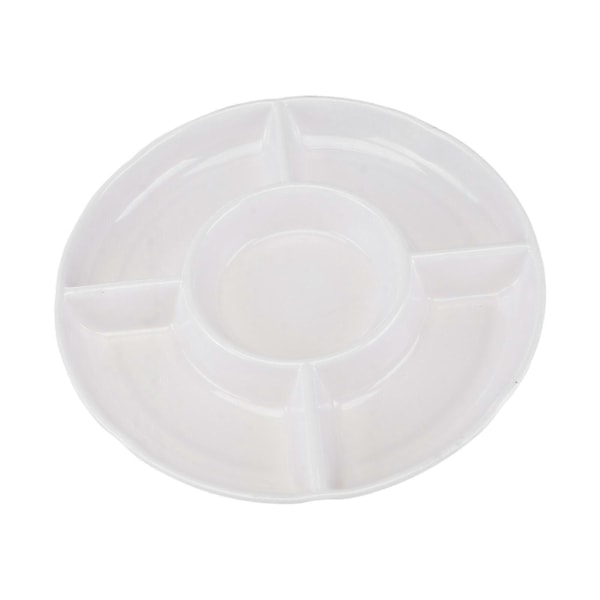 - tommers Delt Serveringsfat 5- Krydder Serveringsbrett Snacks Frukt Godteri Appetittvekkere Serveringsskåler For Hjem Restaurant