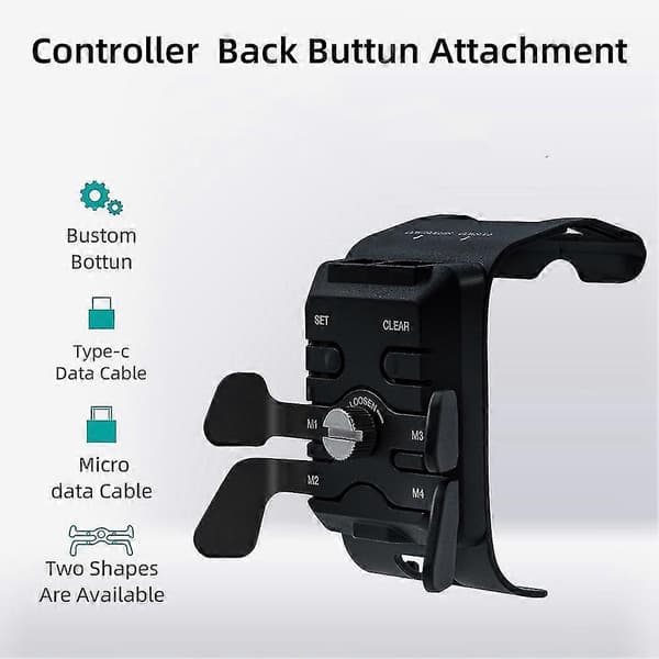 Kontroll Back Button Attachment Adapter Paddlar Trigger För /x/series S/series X Controller Gamep