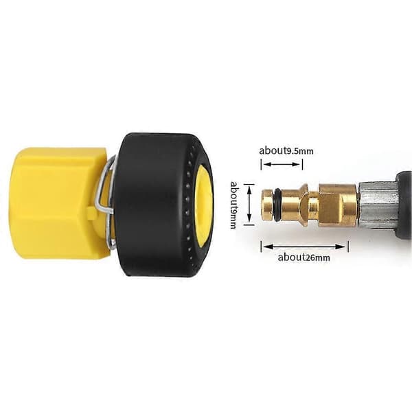 Adapter För M22 M14 M15 Högtryckstvätt Vattenutlopp Set Snabbkoppling M22 Högtryckstvätt