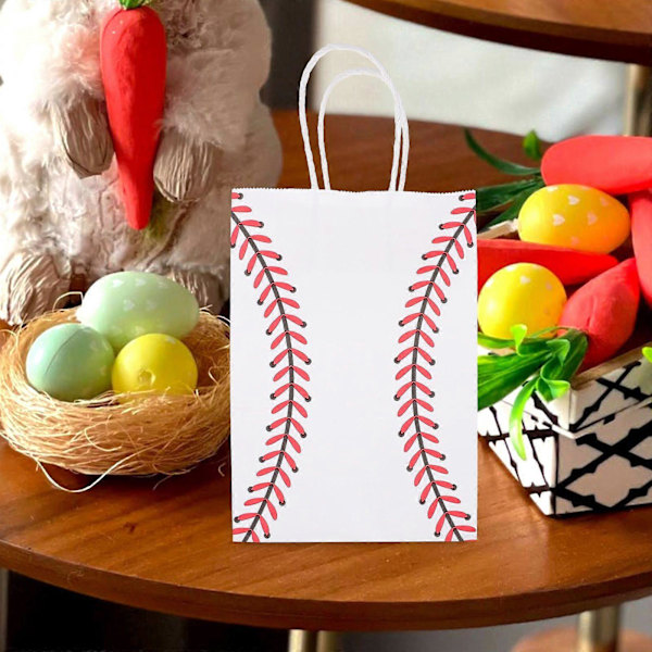 12 stk Baseball Party Gaveposer Godteposer for Bursdagsfest Temafest