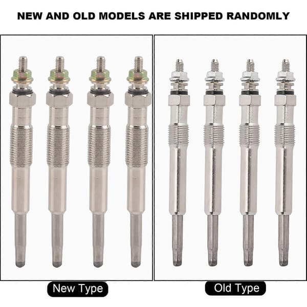 4 stk. Glødeplugg for varmer 7700100558 Erstatning Passer for Renault Clio Kangoo Trafic