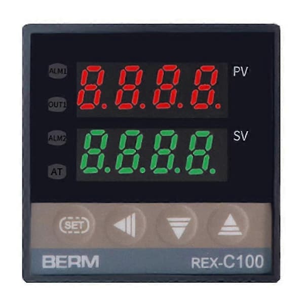 100-240vac Pid Rex-c100 Temperaturkontroller Område 0 Till 900c Ssr40a K Termoelement, Pid Kontroller