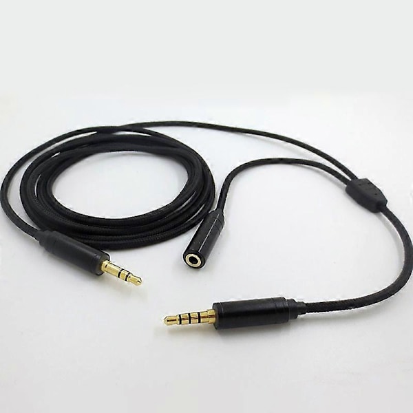 Audio Skjøteledning Bærbar Hann til Hunn 2 Meter 3.5mm TPU Streaming Opptak Party Chat Link Audio Kabel Kompatibel Xbox One