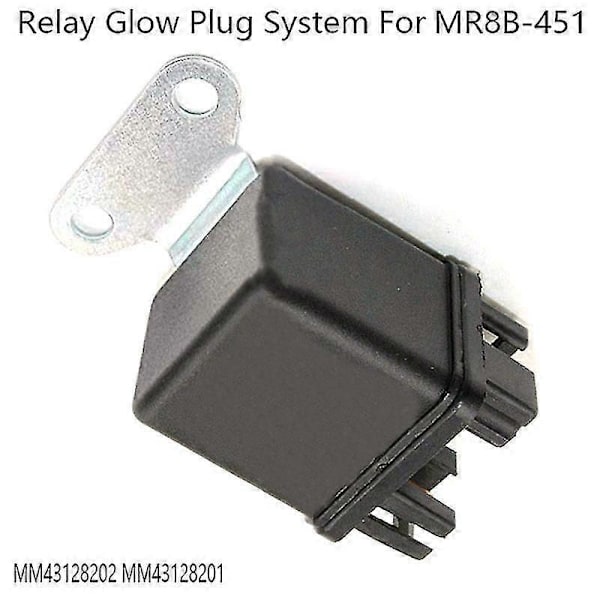 Bil 12v Relæ Gløderørssystem Til Mr8b-451 Mm43128202 Mm43128201