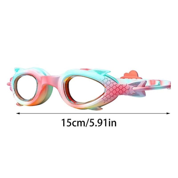 Simglasögon för Barn Ermaid Anti-im Glasögon Simning Dykarglasögon Flickor Simträning Hd Simglasögon Pink