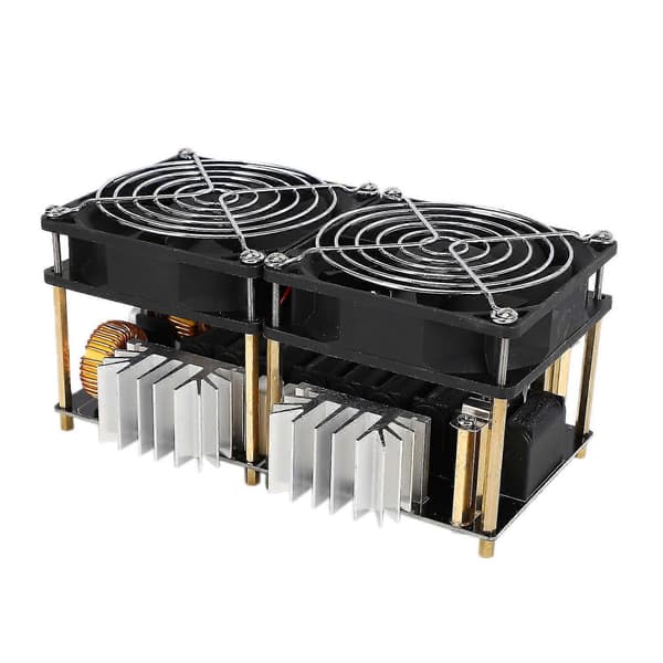 2000w 50a Zvs Induktionsvarmeplade Varmemodul Flyback Driver Varmeafledningsspole Dobbelt Ventilator