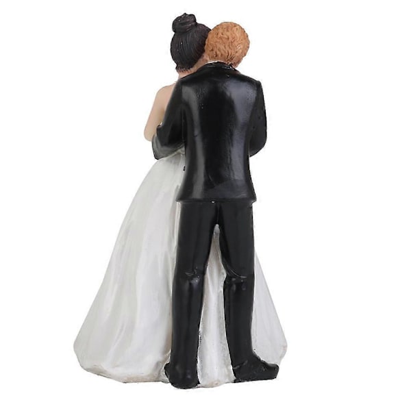 Romantisk Figur Brudgom Klem for Bryllupskaketopper Smart Bryllupsdekor