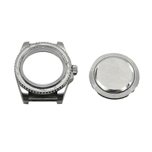 40mm Rostfritt Stål Klockboett Safirglas Delar Passar Nh35a Nh36a Urverk Utan Datumfönster Soli