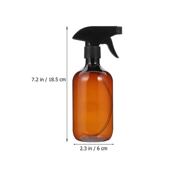 4 st 500ml Tomma Plastflaskor Eterisk Olja Vätskespruta Återfyllningsbara Flaskor