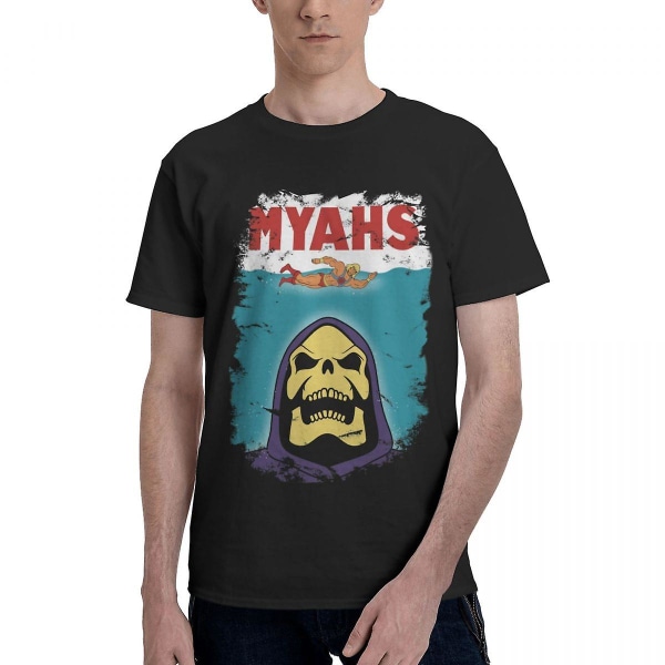 Masters Of The Universe Skeletor He-man Myahs Skjorta Tillbehör för män Kvinnor Bomull Mode T-shirts O Neck T-shirts Black S