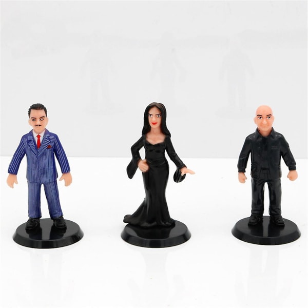 6st/ set Onsdag Addams Family Action Figur Leksak Presentfigur Doll Heminredning