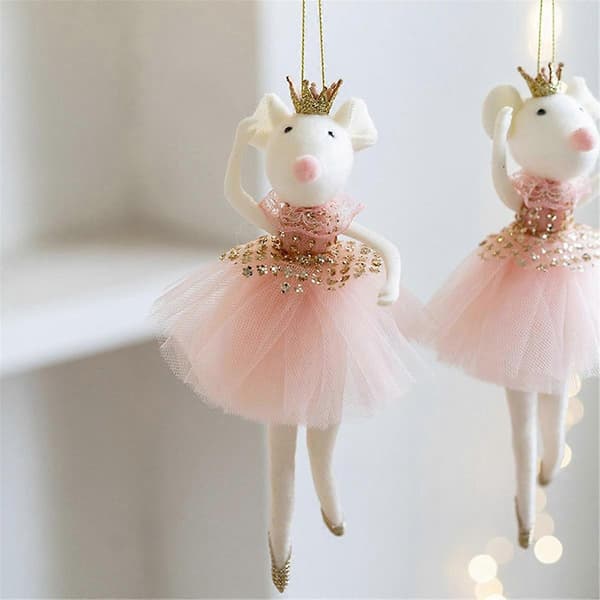 Ballet Mus Dukke Julepynt Søde Figurer Jul B
