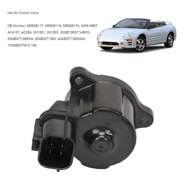 Tomgangsreguleringsventil MD628117 Udskiftning af tomgangsventil til Mitsubishi Eclipse Galant Montero