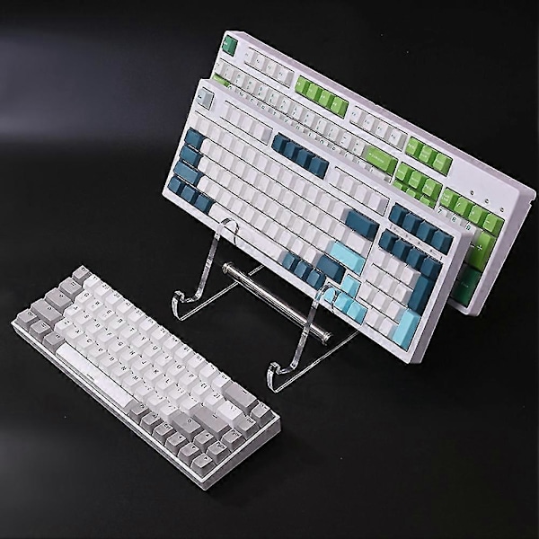 Akryl Tastaturstativ Mekanisk Tastatur Displaystativ Mekanisk Tastatur Oppbevaringsstativ Enkel Montering