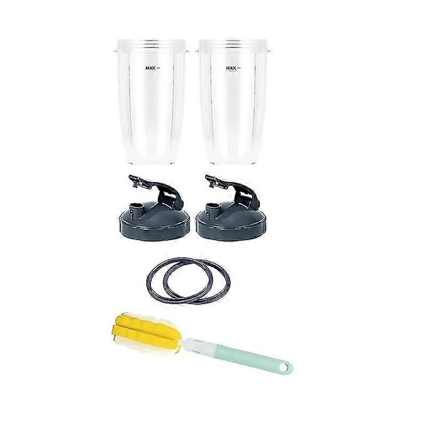 Ersättningsmuggar 946 ml med två flip-top-lock, gummitätningar, för 600W och 900W Blender Accessor