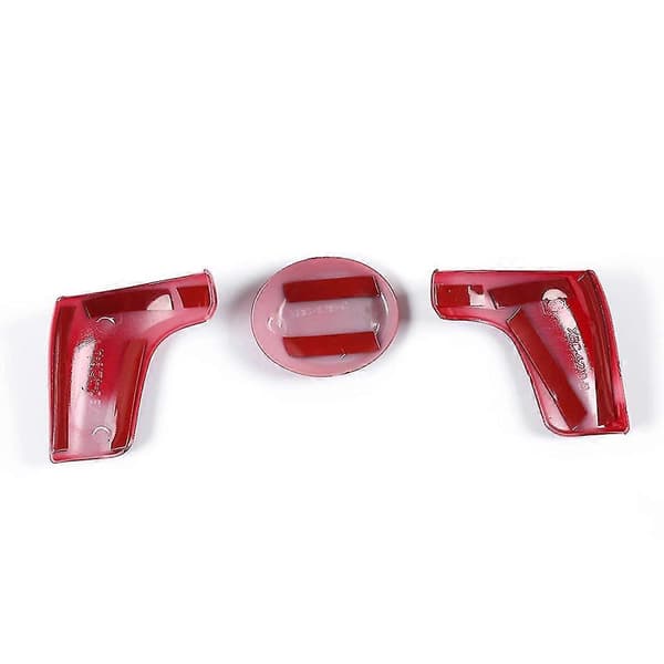 Gear Shift Knob Head Cover Trim Til Corvette C7 2014-2019 Bil Interiør Tilbehør (abs Rød)
