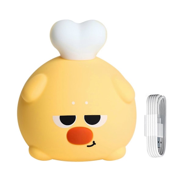 Kyllinge Ben Natlampe LED Sengelampe Blødt Lys Flicker Fri Timer Funktion 3 Lysstyrkeniveauer LED Lys Skrivebordsdekoration