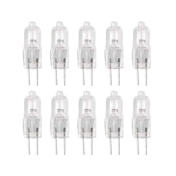 10 stk, G4 Halogenlampe 12v 35w Stiftlampe Varmhvit