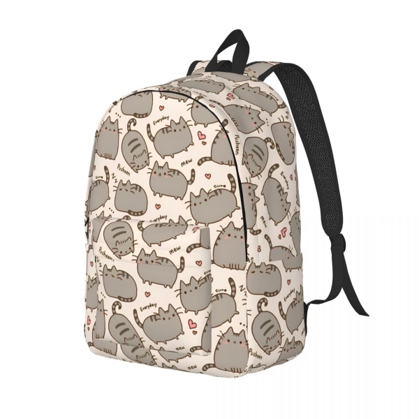 Kawaii Pusheen Merch-ryggsäckar för flickor Söta katter Skolväska Middle High College Student Bokväska Tonåringar Daypack Present style 1 45x31x16 cm