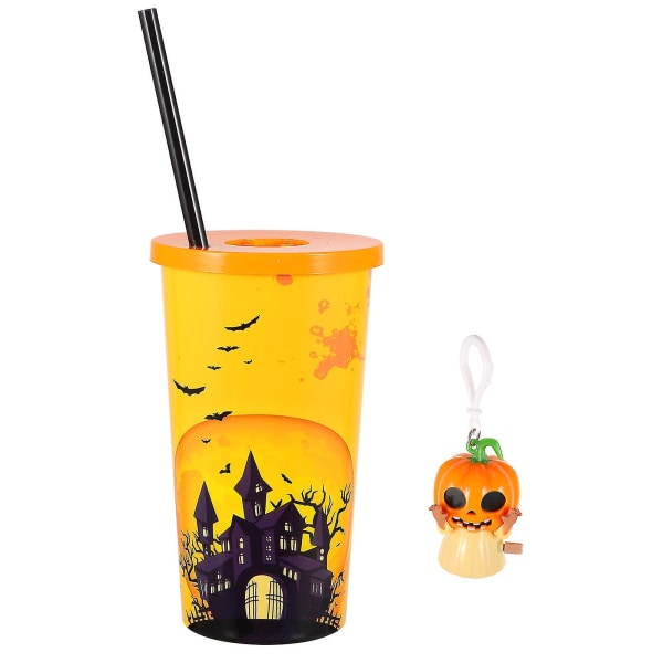 Vattenflaskor för barn Halloweenfest Gåvor Alloween Kaffekoppar Resemuggar Söta Halloweenmuggar Hög kvalitet