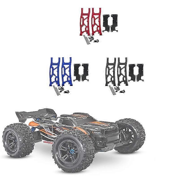 Aluminium Bakre Fjæringsarm Med Karbonfiberdeksel For 1/8 Sledge 95076-4 Rc Bil Oppgraderingsdeler A