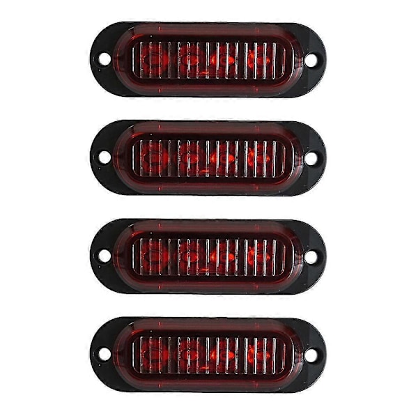 4kpl 4led Led-valo Pää Hätävilkku Vaara Varoitusvalo Vilkkuva Varoitusvalopalkki Autoon