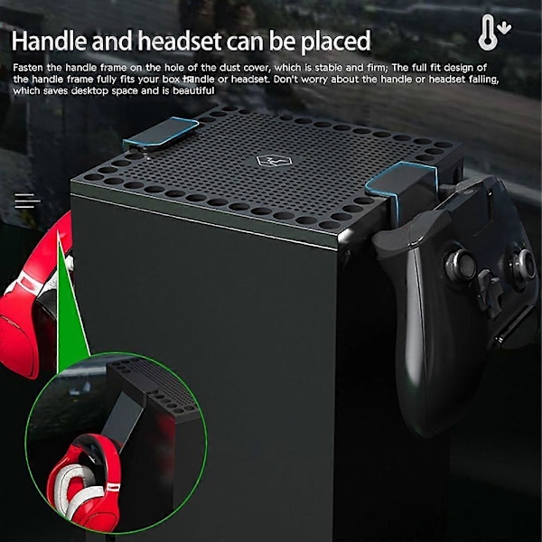 Pölytiivis Suojasarja Ohjainpidikkeellä Helppo Asennus Verkkosuodattimet Yhteensopiva Xbox Series X -konsolin Kanssa
