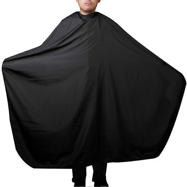 Svart Barberare Hår Skönhetssalong Kappa Frisörförkläde (Foder Slumpmässig Färg)