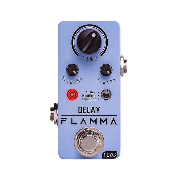 Fc03 Gitarr Delay Pedal Digital Gitarrpedal Delayeffekter Med 3 Lägen Analog Real Tape